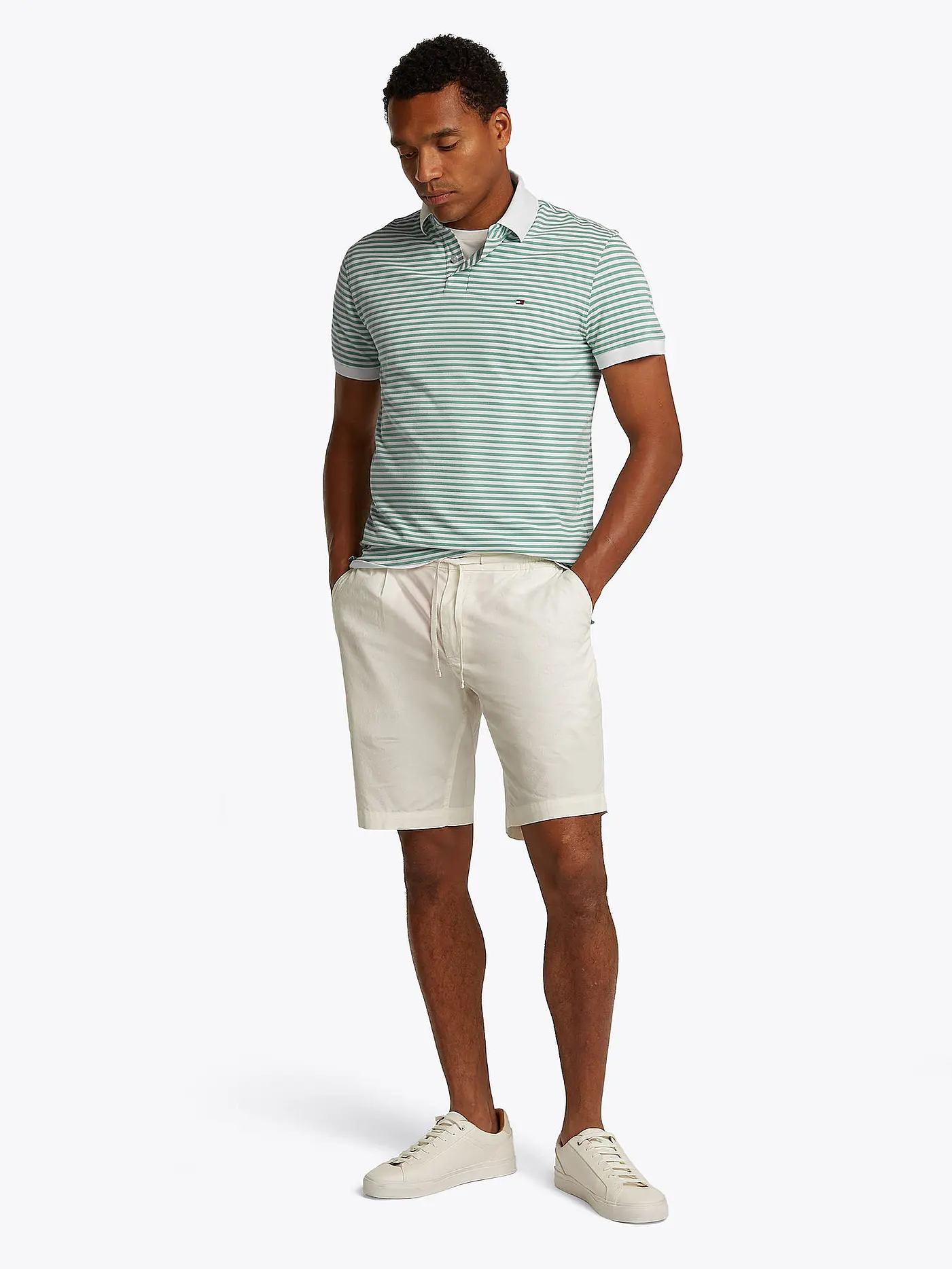 TOMMY HILFIGER | Poloshirt Regular Fit | grün
